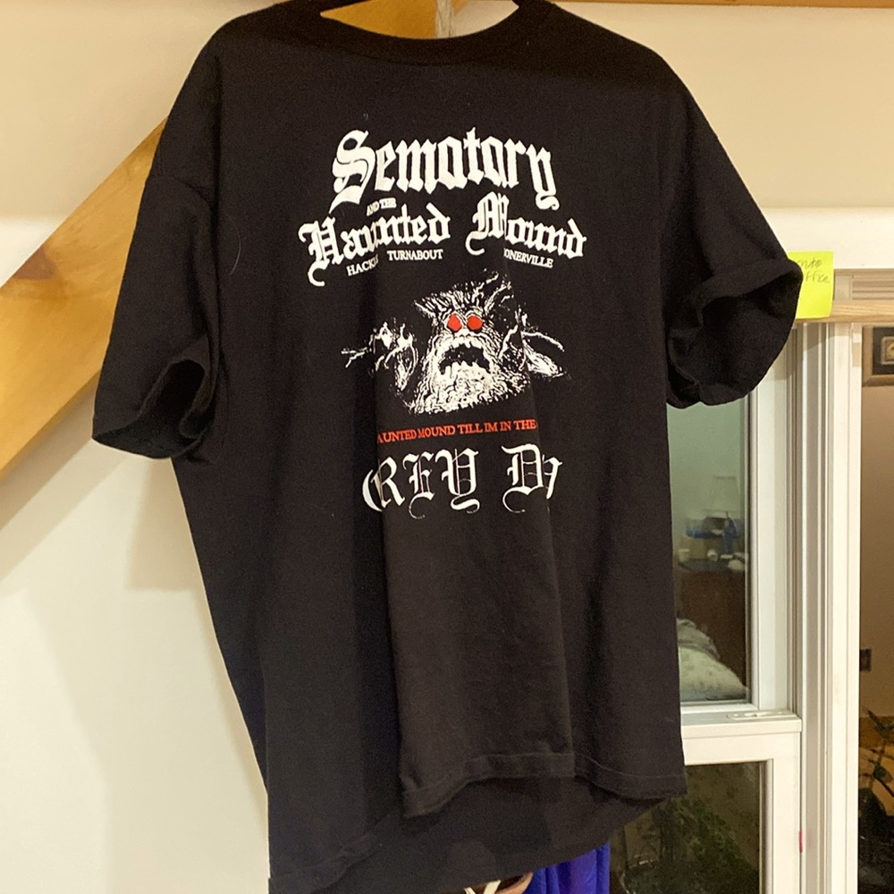 Cemetery, haunted mound grade tour, T-shirt xL limited edition